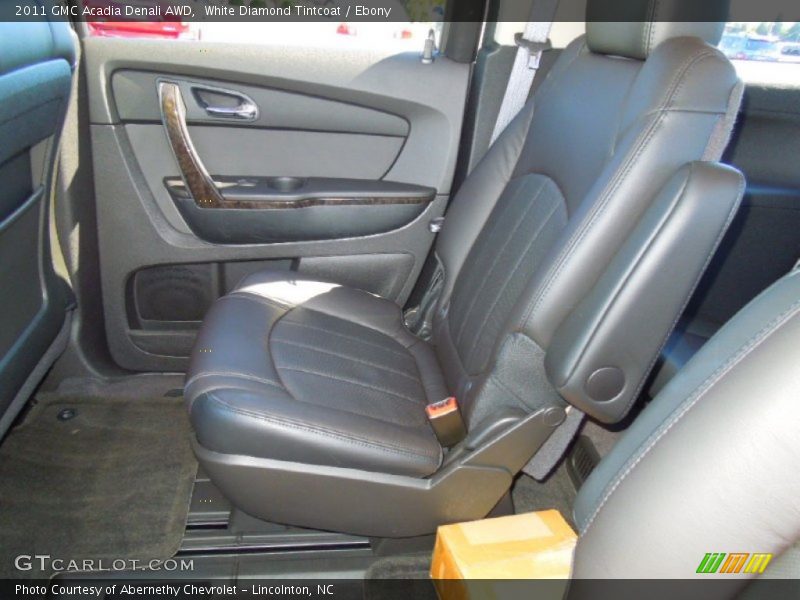 White Diamond Tintcoat / Ebony 2011 GMC Acadia Denali AWD