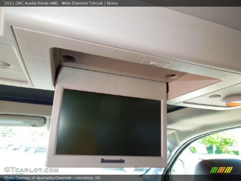 White Diamond Tintcoat / Ebony 2011 GMC Acadia Denali AWD