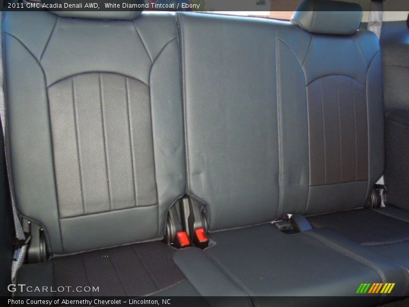 White Diamond Tintcoat / Ebony 2011 GMC Acadia Denali AWD