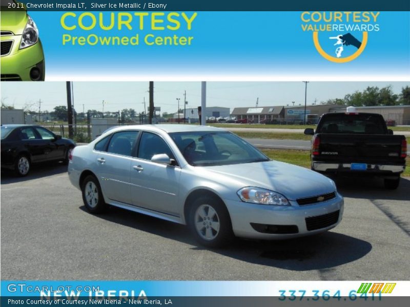 Silver Ice Metallic / Ebony 2011 Chevrolet Impala LT