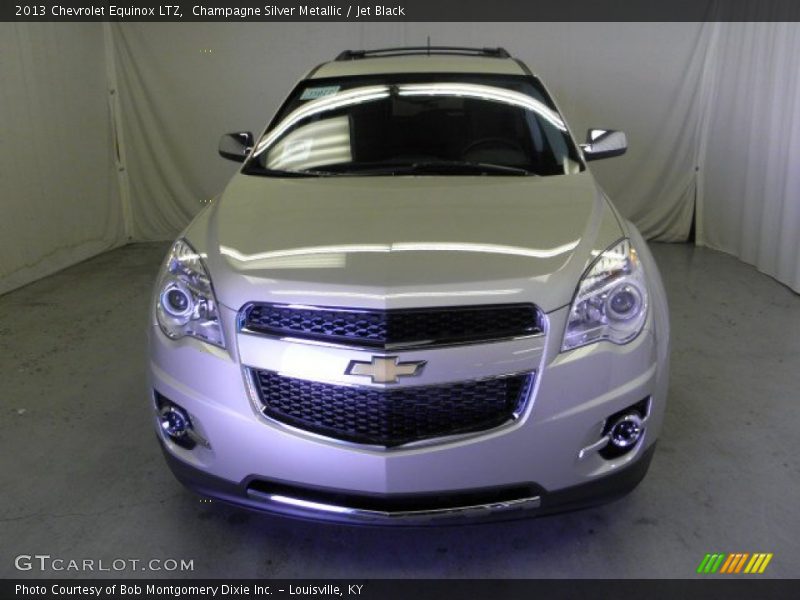 Champagne Silver Metallic / Jet Black 2013 Chevrolet Equinox LTZ