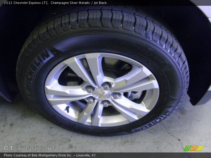 Champagne Silver Metallic / Jet Black 2013 Chevrolet Equinox LTZ