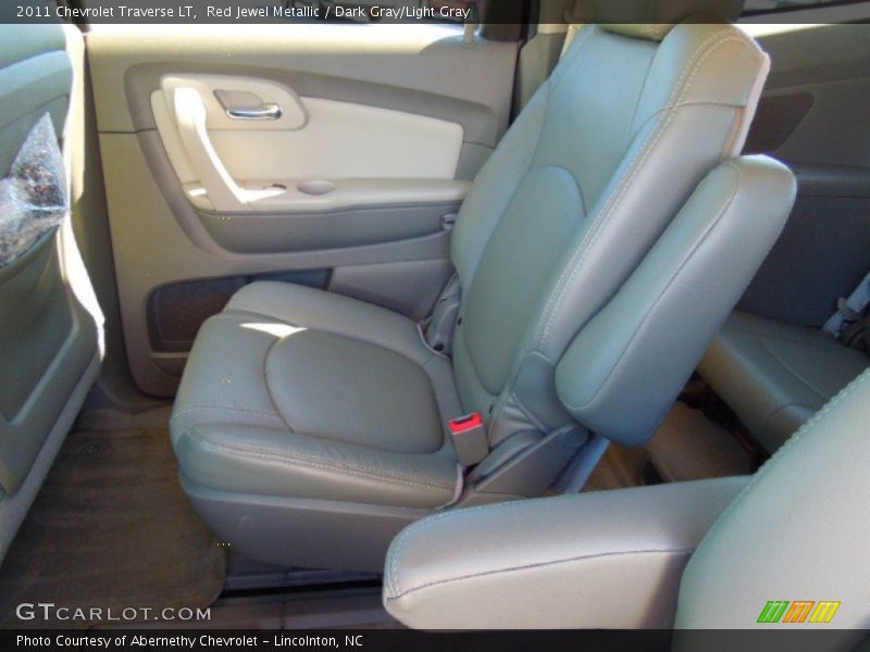 Red Jewel Metallic / Dark Gray/Light Gray 2011 Chevrolet Traverse LT