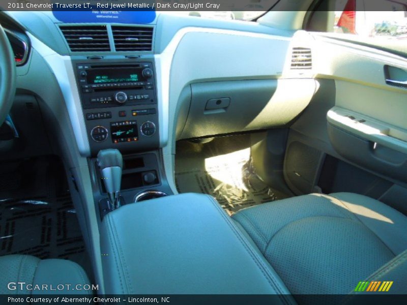 Red Jewel Metallic / Dark Gray/Light Gray 2011 Chevrolet Traverse LT