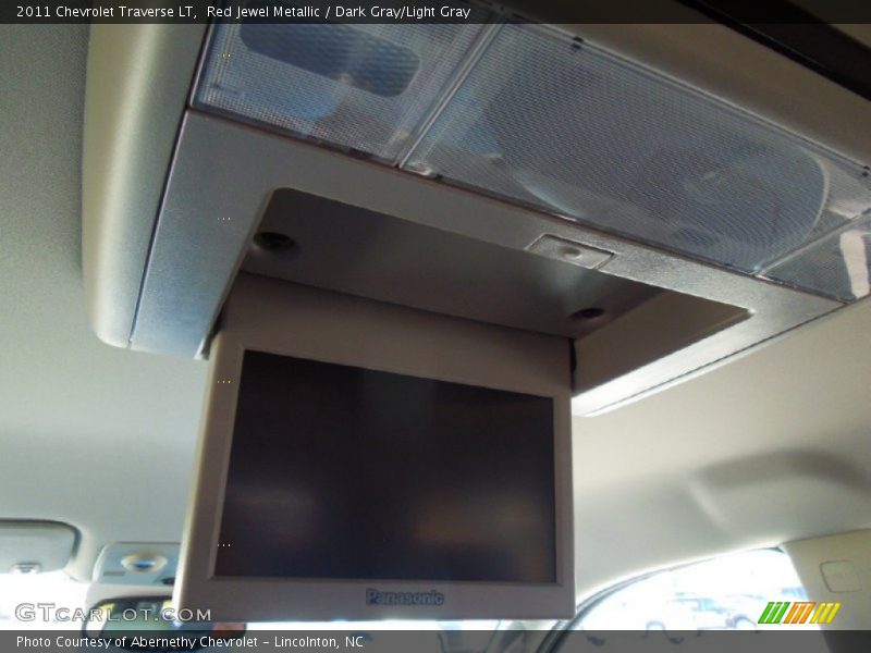 Red Jewel Metallic / Dark Gray/Light Gray 2011 Chevrolet Traverse LT
