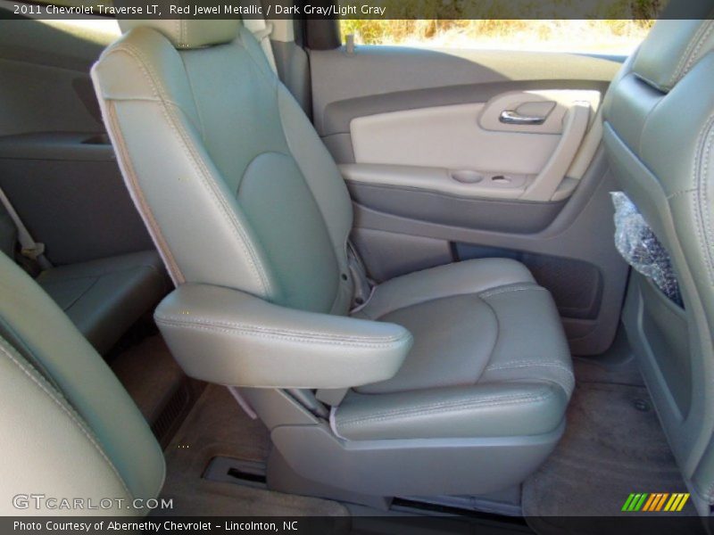 Red Jewel Metallic / Dark Gray/Light Gray 2011 Chevrolet Traverse LT