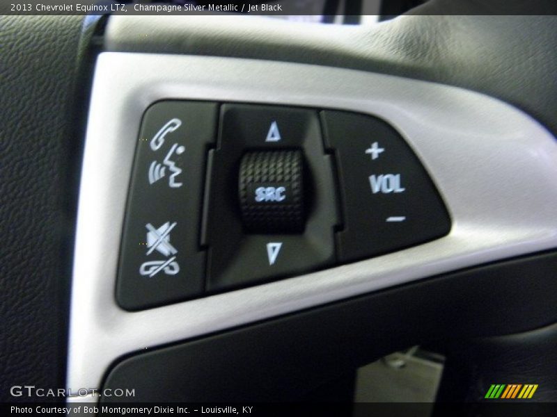Champagne Silver Metallic / Jet Black 2013 Chevrolet Equinox LTZ