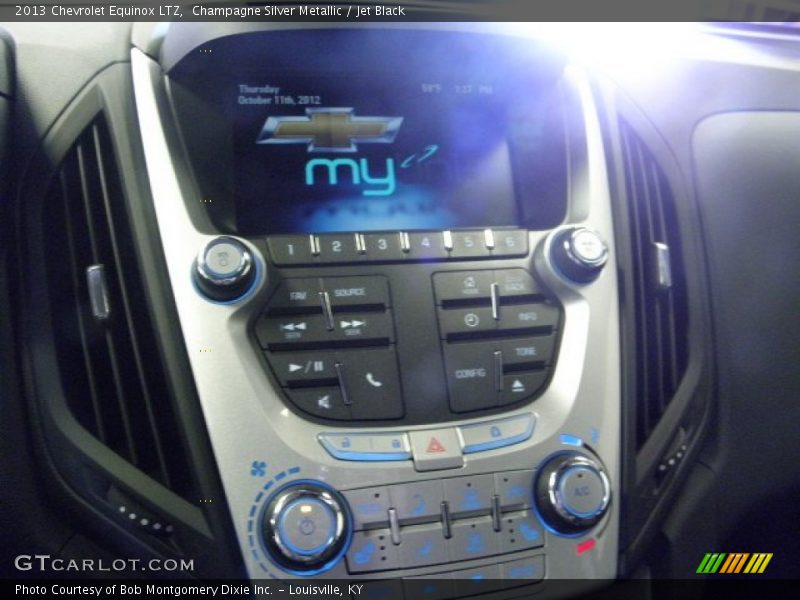 Champagne Silver Metallic / Jet Black 2013 Chevrolet Equinox LTZ