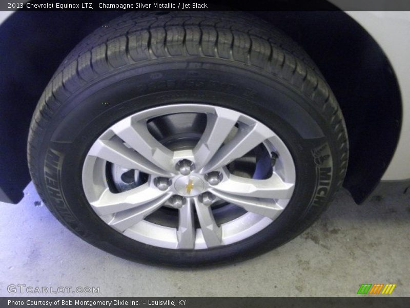 Champagne Silver Metallic / Jet Black 2013 Chevrolet Equinox LTZ