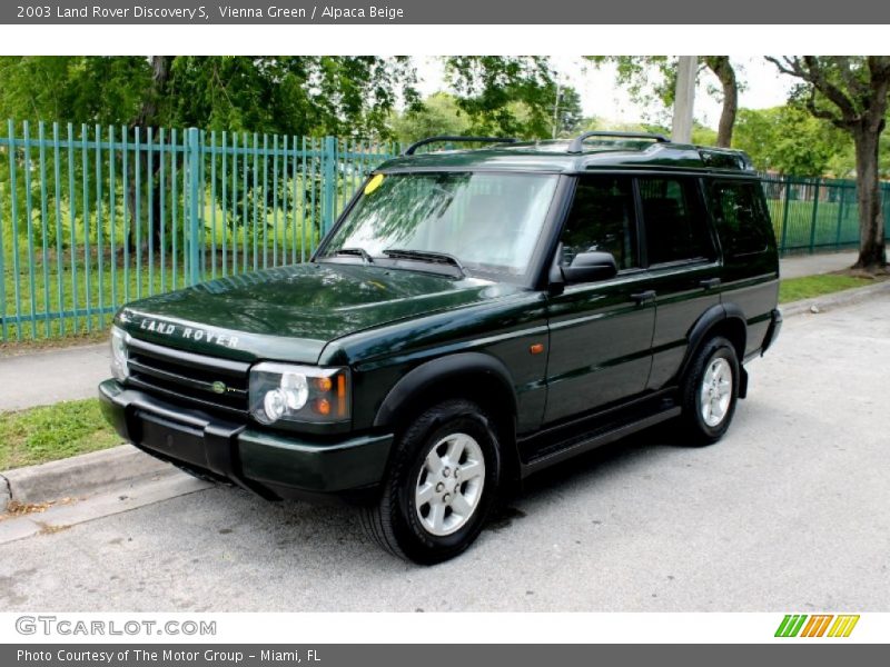 Vienna Green / Alpaca Beige 2003 Land Rover Discovery S