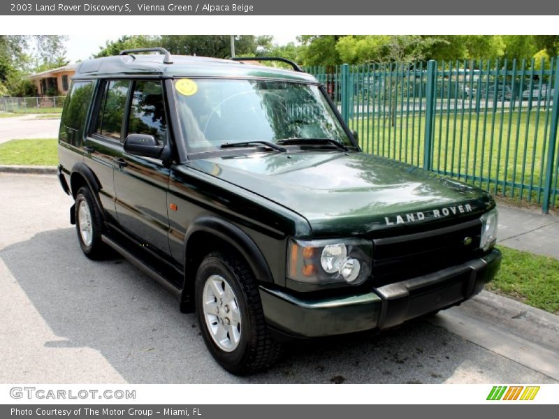 Vienna Green / Alpaca Beige 2003 Land Rover Discovery S