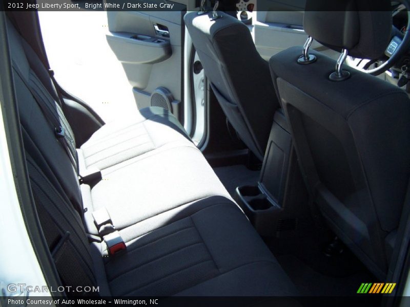 Bright White / Dark Slate Gray 2012 Jeep Liberty Sport
