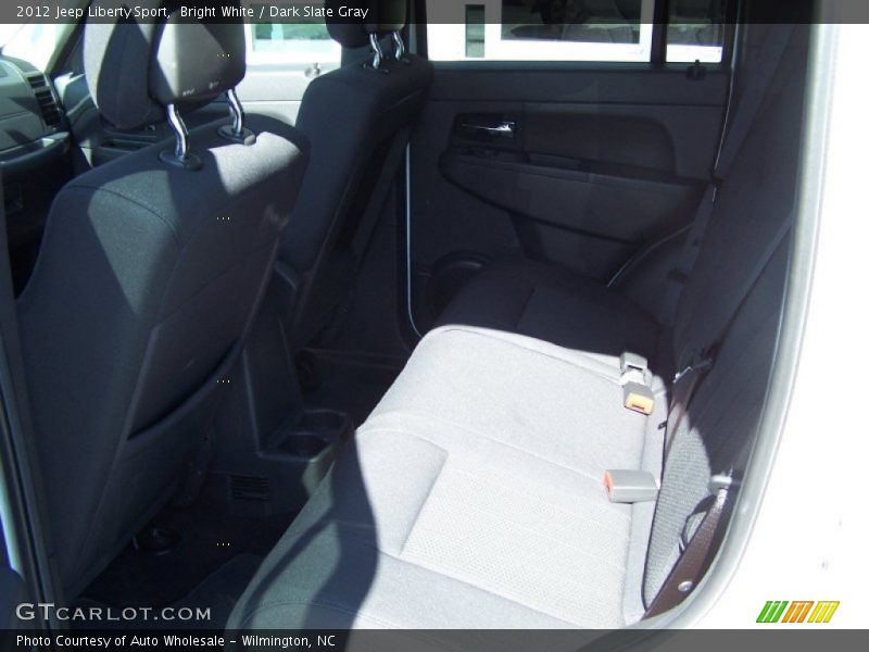 Bright White / Dark Slate Gray 2012 Jeep Liberty Sport