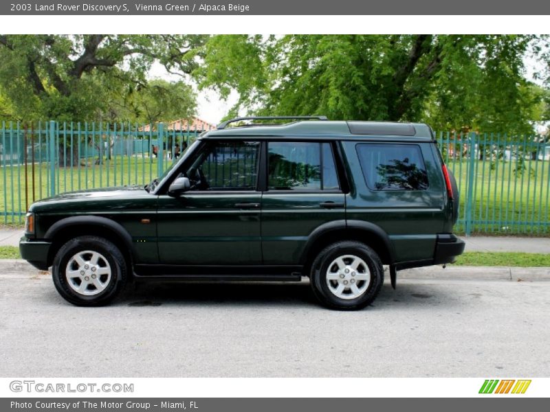 Vienna Green / Alpaca Beige 2003 Land Rover Discovery S
