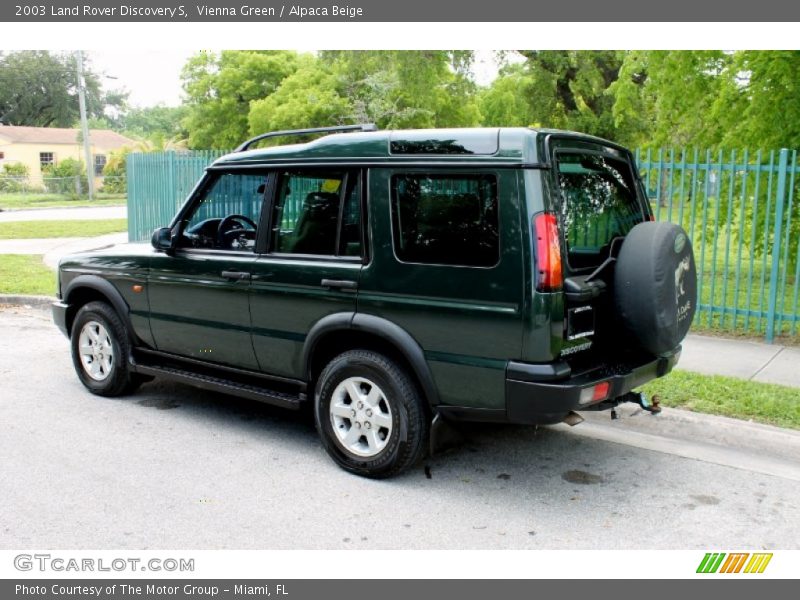 Vienna Green / Alpaca Beige 2003 Land Rover Discovery S