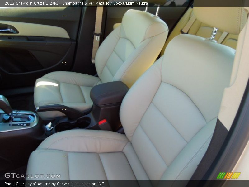 Front Seat of 2013 Cruze LTZ/RS