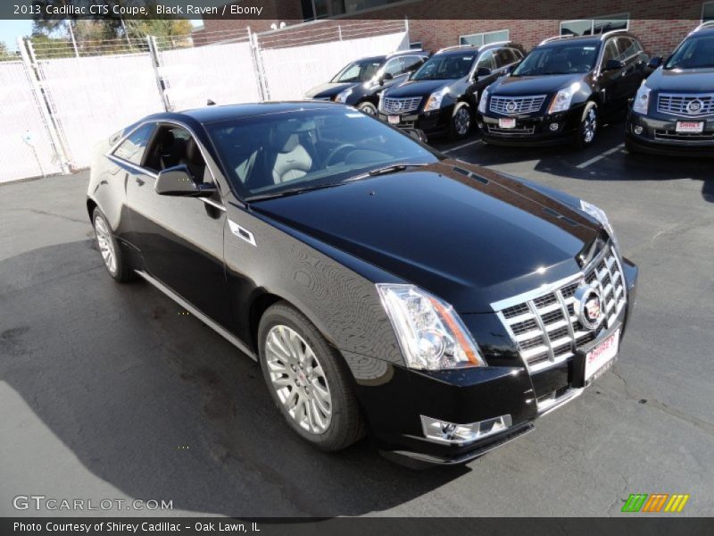 Black Raven / Ebony 2013 Cadillac CTS Coupe