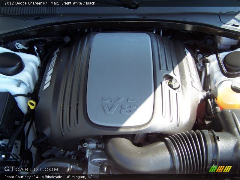Bright White / Black 2012 Dodge Charger R/T Max