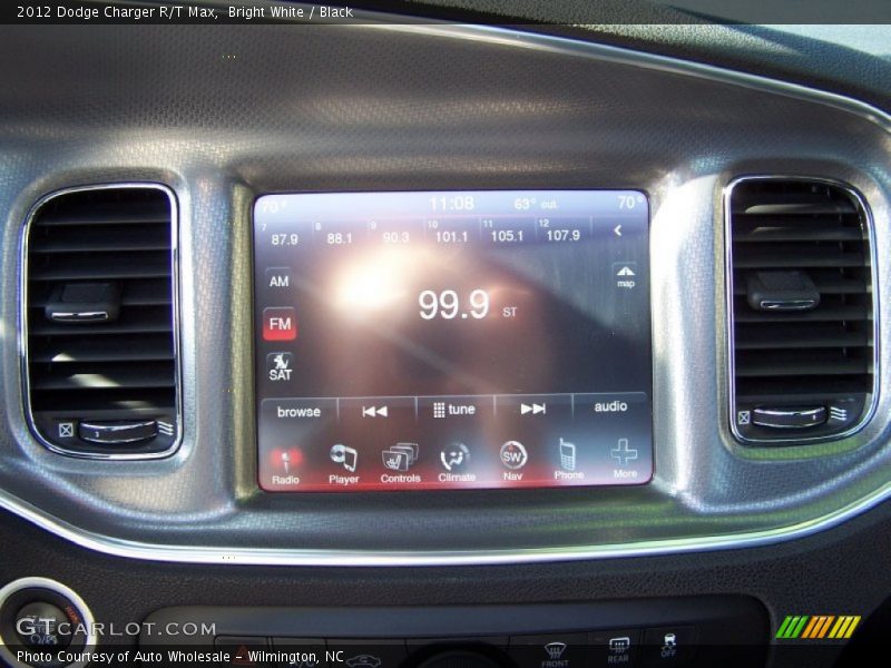 Bright White / Black 2012 Dodge Charger R/T Max