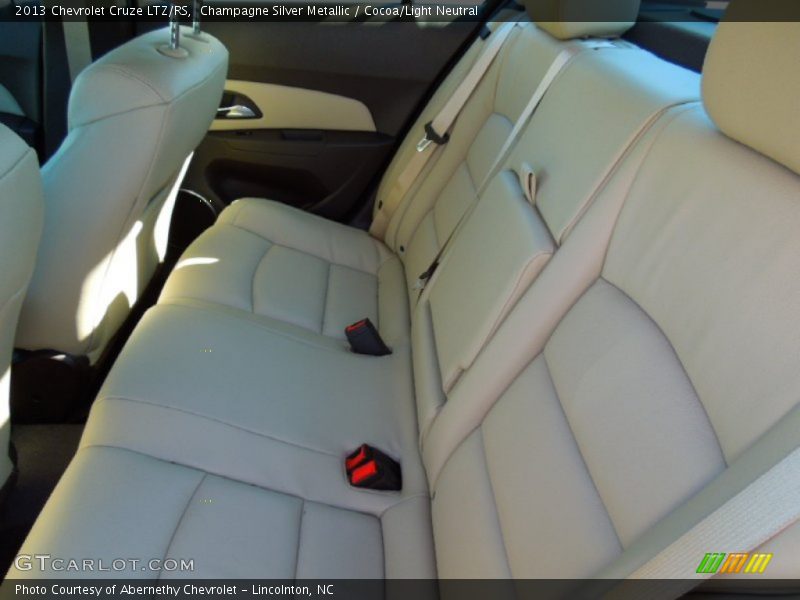 Champagne Silver Metallic / Cocoa/Light Neutral 2013 Chevrolet Cruze LTZ/RS
