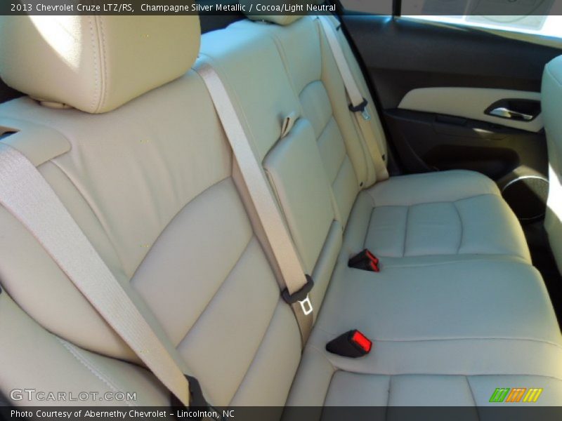 Champagne Silver Metallic / Cocoa/Light Neutral 2013 Chevrolet Cruze LTZ/RS