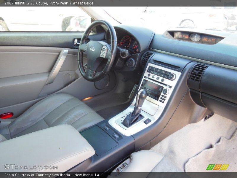Ivory Pearl / Wheat Beige 2007 Infiniti G 35 Coupe