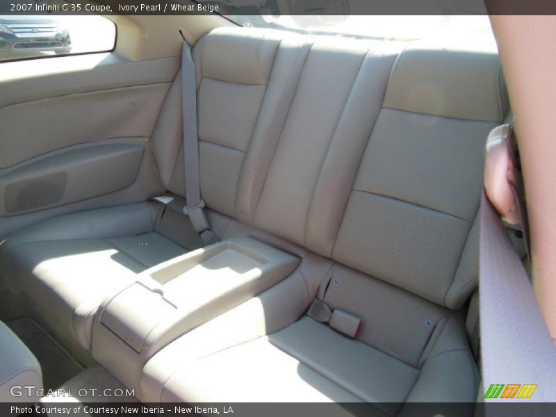 Ivory Pearl / Wheat Beige 2007 Infiniti G 35 Coupe
