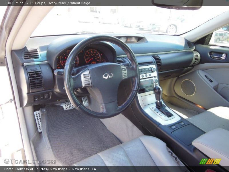 Ivory Pearl / Wheat Beige 2007 Infiniti G 35 Coupe
