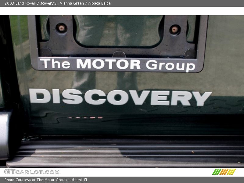 Vienna Green / Alpaca Beige 2003 Land Rover Discovery S