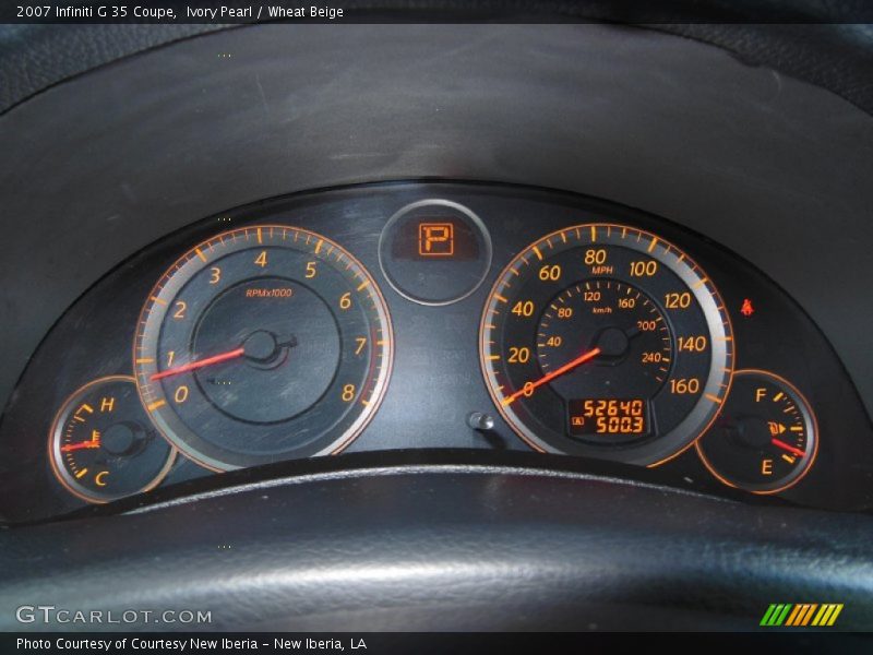 Ivory Pearl / Wheat Beige 2007 Infiniti G 35 Coupe