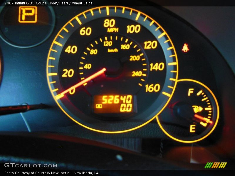 Ivory Pearl / Wheat Beige 2007 Infiniti G 35 Coupe