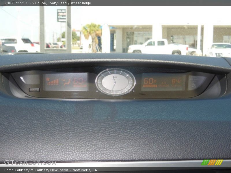 Ivory Pearl / Wheat Beige 2007 Infiniti G 35 Coupe