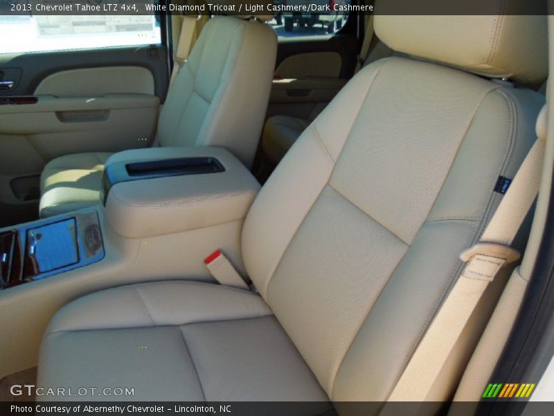 White Diamond Tricoat / Light Cashmere/Dark Cashmere 2013 Chevrolet Tahoe LTZ 4x4