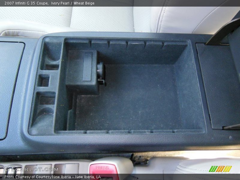 Ivory Pearl / Wheat Beige 2007 Infiniti G 35 Coupe