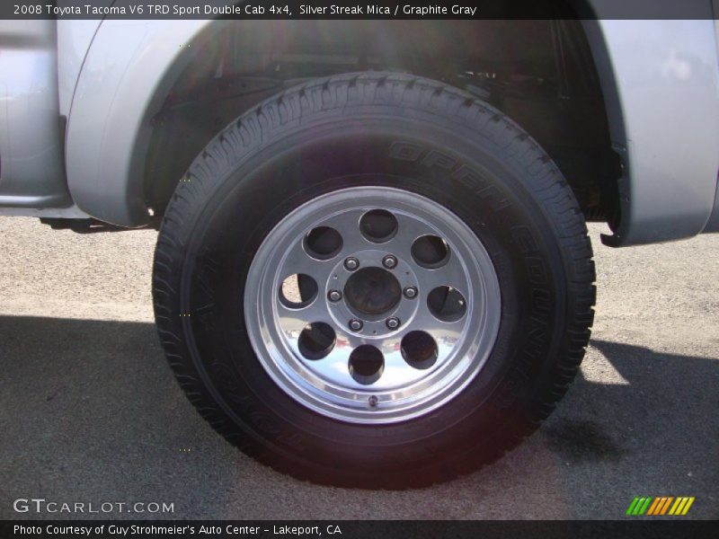 Silver Streak Mica / Graphite Gray 2008 Toyota Tacoma V6 TRD Sport Double Cab 4x4