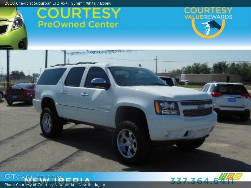 Summit White / Ebony 2010 Chevrolet Suburban LTZ 4x4
