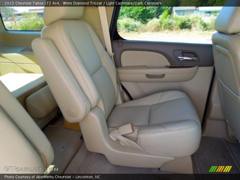 White Diamond Tricoat / Light Cashmere/Dark Cashmere 2013 Chevrolet Tahoe LTZ 4x4