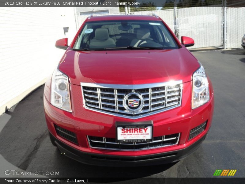 Crystal Red Tintcoat / Light Titanium/Ebony 2013 Cadillac SRX Luxury FWD