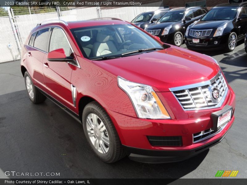 Crystal Red Tintcoat / Light Titanium/Ebony 2013 Cadillac SRX Luxury FWD