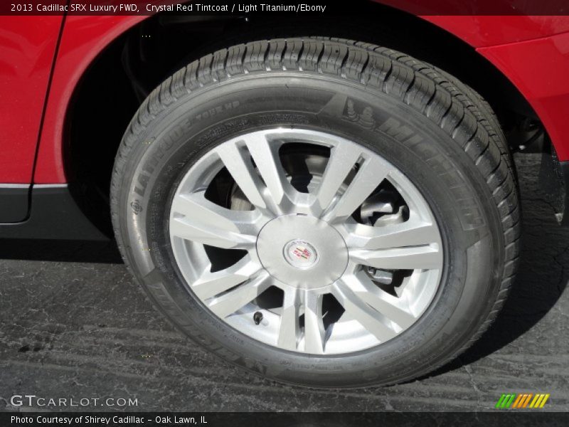 Crystal Red Tintcoat / Light Titanium/Ebony 2013 Cadillac SRX Luxury FWD