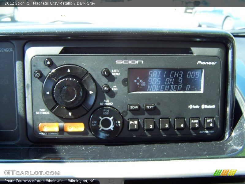 Magnetic Gray Metallic / Dark Gray 2012 Scion iQ