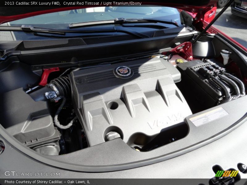 Crystal Red Tintcoat / Light Titanium/Ebony 2013 Cadillac SRX Luxury FWD