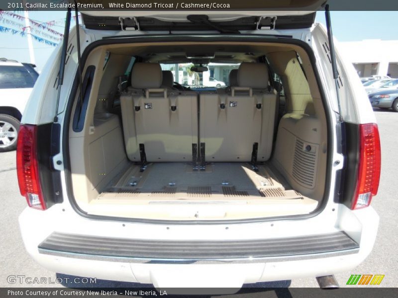 White Diamond Tricoat / Cashmere/Cocoa 2011 Cadillac Escalade Premium