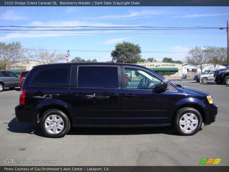 Blackberry Metallic / Dark Slate Gray/Light Shale 2010 Dodge Grand Caravan SE