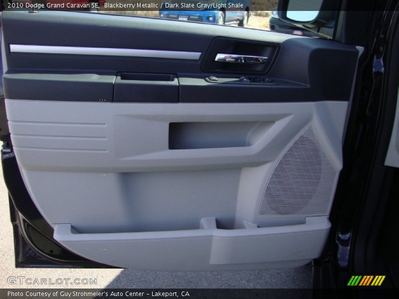 Blackberry Metallic / Dark Slate Gray/Light Shale 2010 Dodge Grand Caravan SE