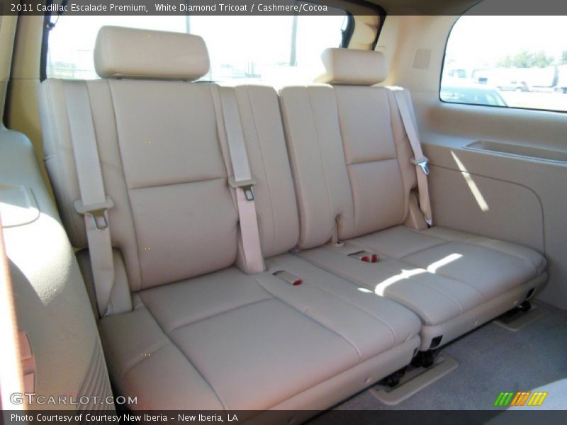 White Diamond Tricoat / Cashmere/Cocoa 2011 Cadillac Escalade Premium