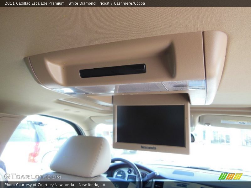 White Diamond Tricoat / Cashmere/Cocoa 2011 Cadillac Escalade Premium