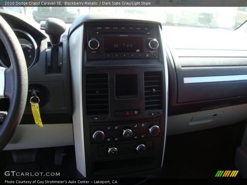 Blackberry Metallic / Dark Slate Gray/Light Shale 2010 Dodge Grand Caravan SE