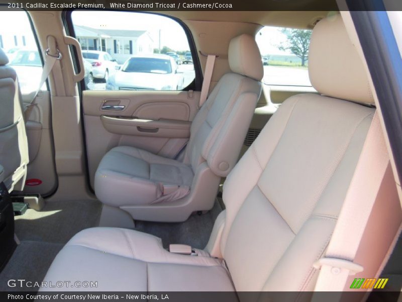 White Diamond Tricoat / Cashmere/Cocoa 2011 Cadillac Escalade Premium
