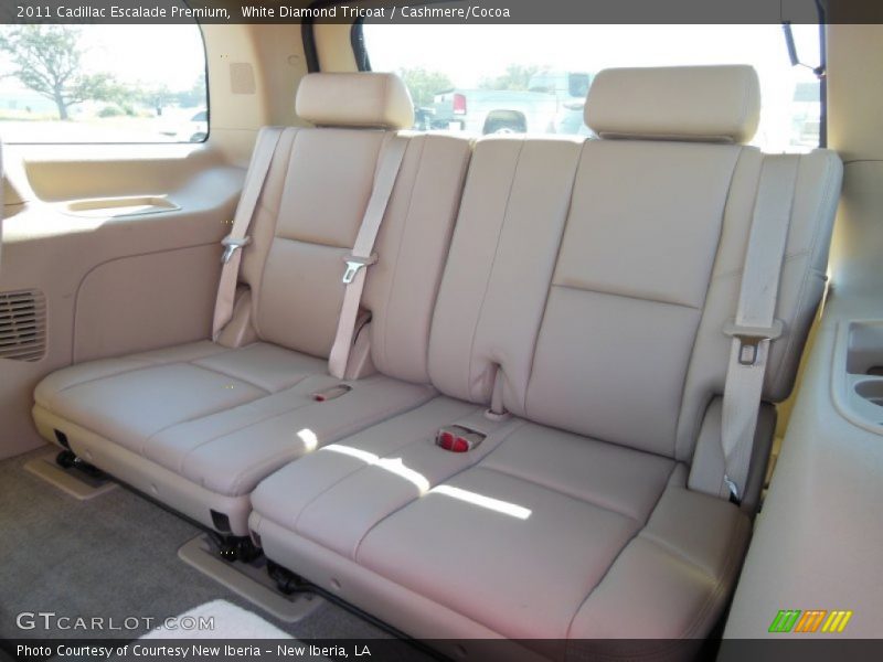White Diamond Tricoat / Cashmere/Cocoa 2011 Cadillac Escalade Premium